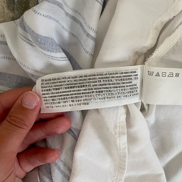 Hollister Blue & White Striped Skater Dress - Picture 12 of 14